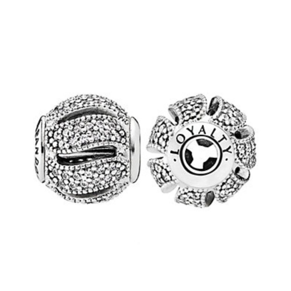 LOYALTY PAVÉ SWIRLS CHARM